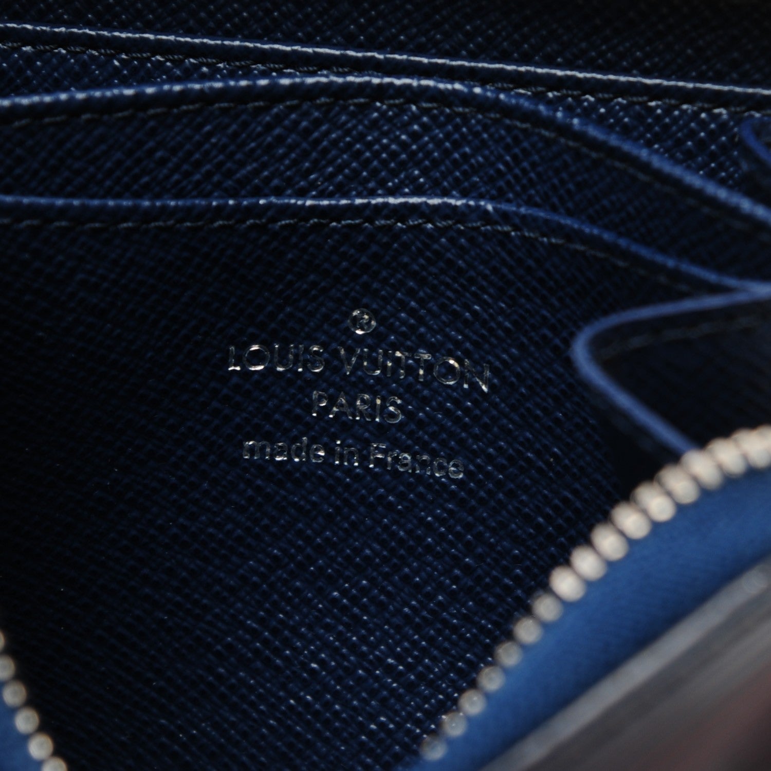 Louis Vuitton Epi Zippy Coin Purse Indigo 6 of 7