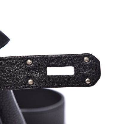 Hermes Taurillon Clemence Jypsiere 37 Black 7 of 12