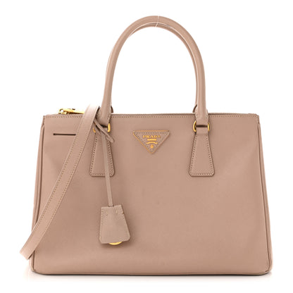 Prada Saffiano Small Galleria Double Zip Tote Cammeo 1 of 18