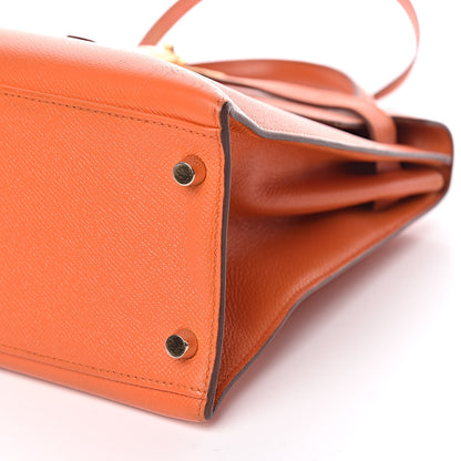 Hermes Epsom Kelly Sellier 32 Orange 9 of 10