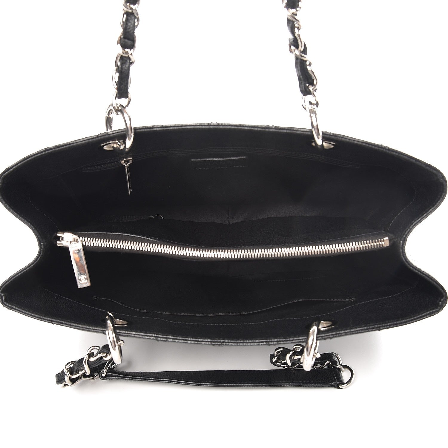Chanel Caviar Quilted Grand Shopping Tote GST Black 5 of 7