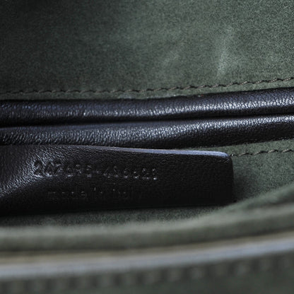 Saint Laurent Suede Large ChYc Flap Bag Green 7 of 9