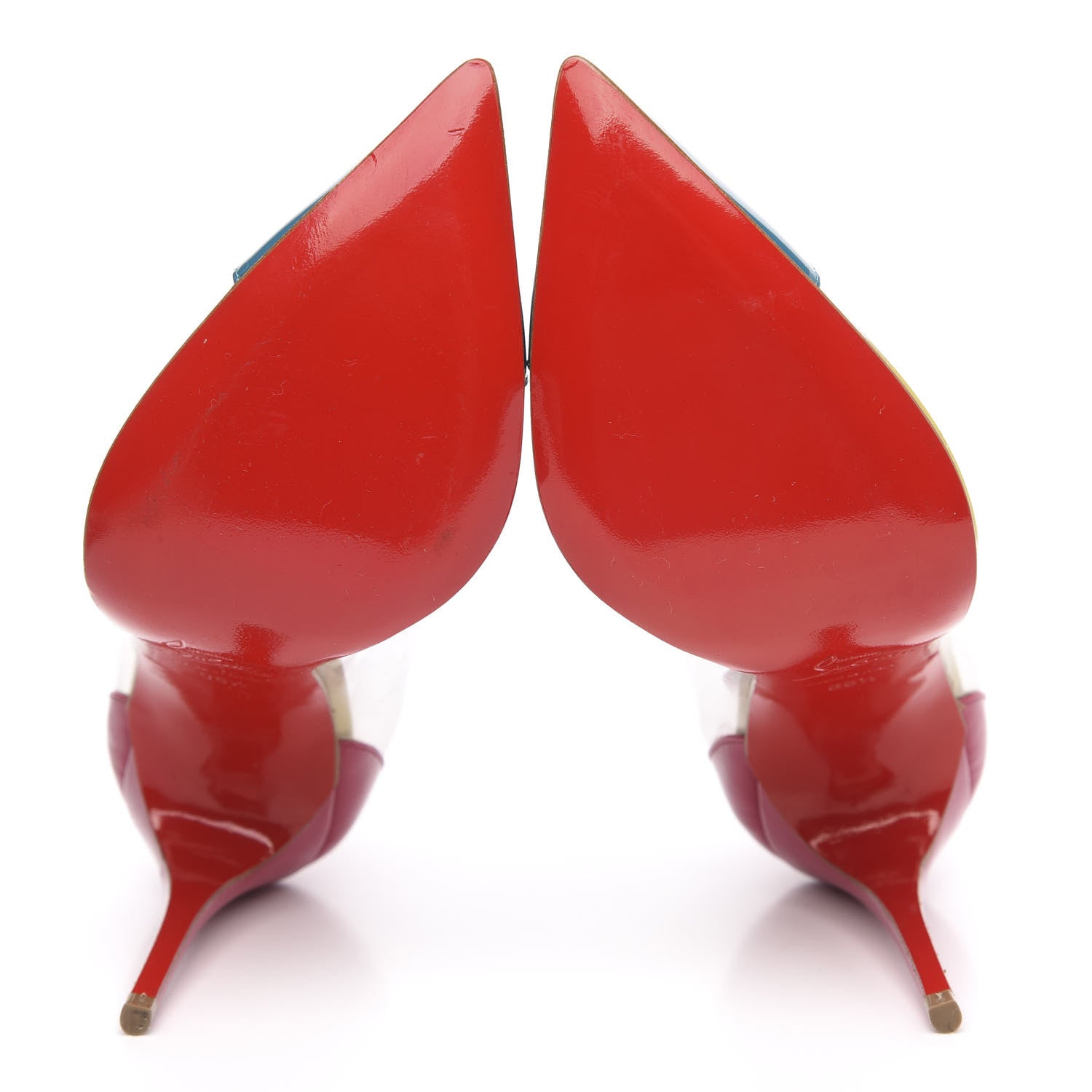 Christian Louboutin Patent PVC Debout 100 Pumps 35.5 Version Riviera 5 of 7