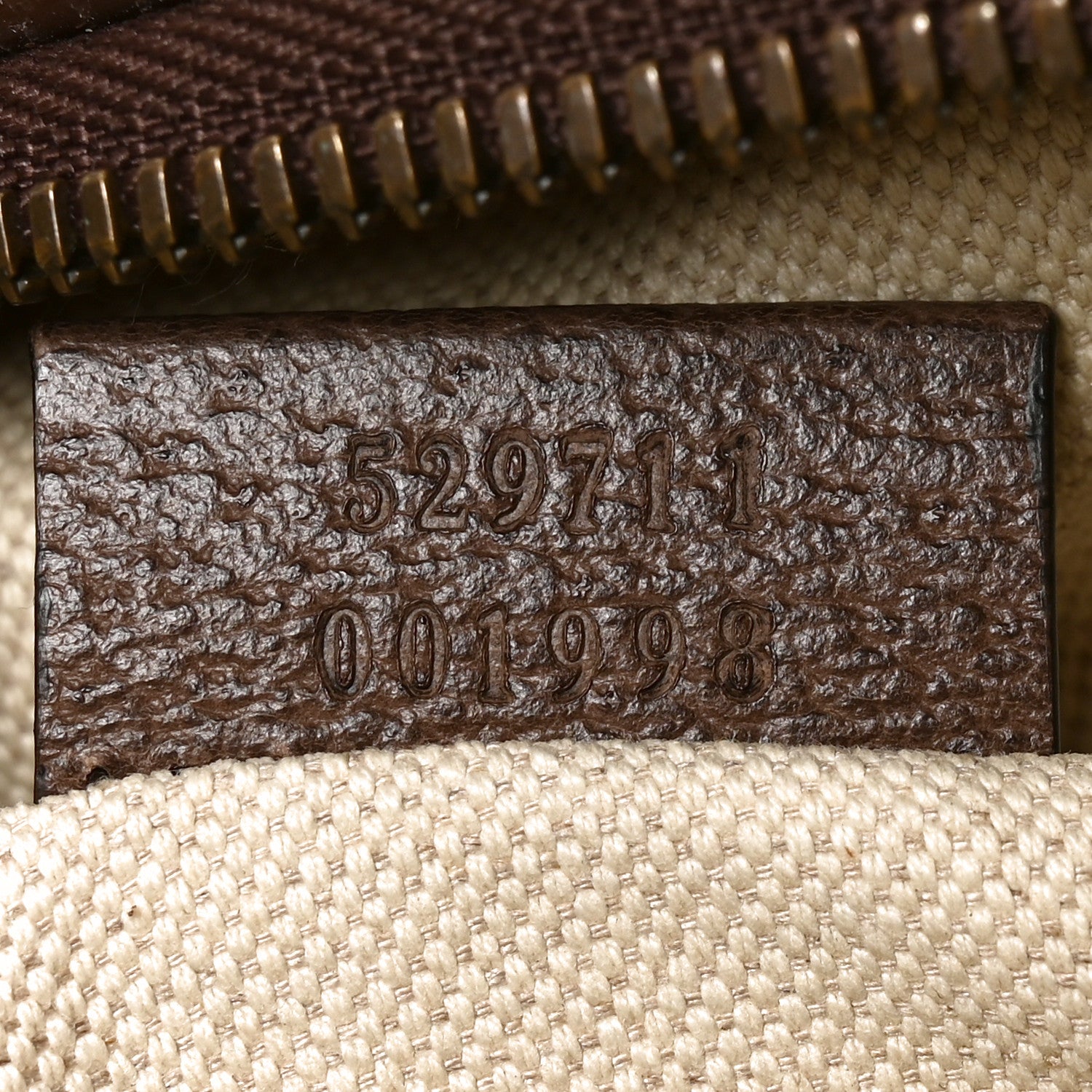 Gucci GG Supreme Monogram Courrier Belt Bag Beige New Acero 7 of 10