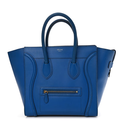 Celine Smooth Calfskin Mini Luggage Royal Blue 1 of 21