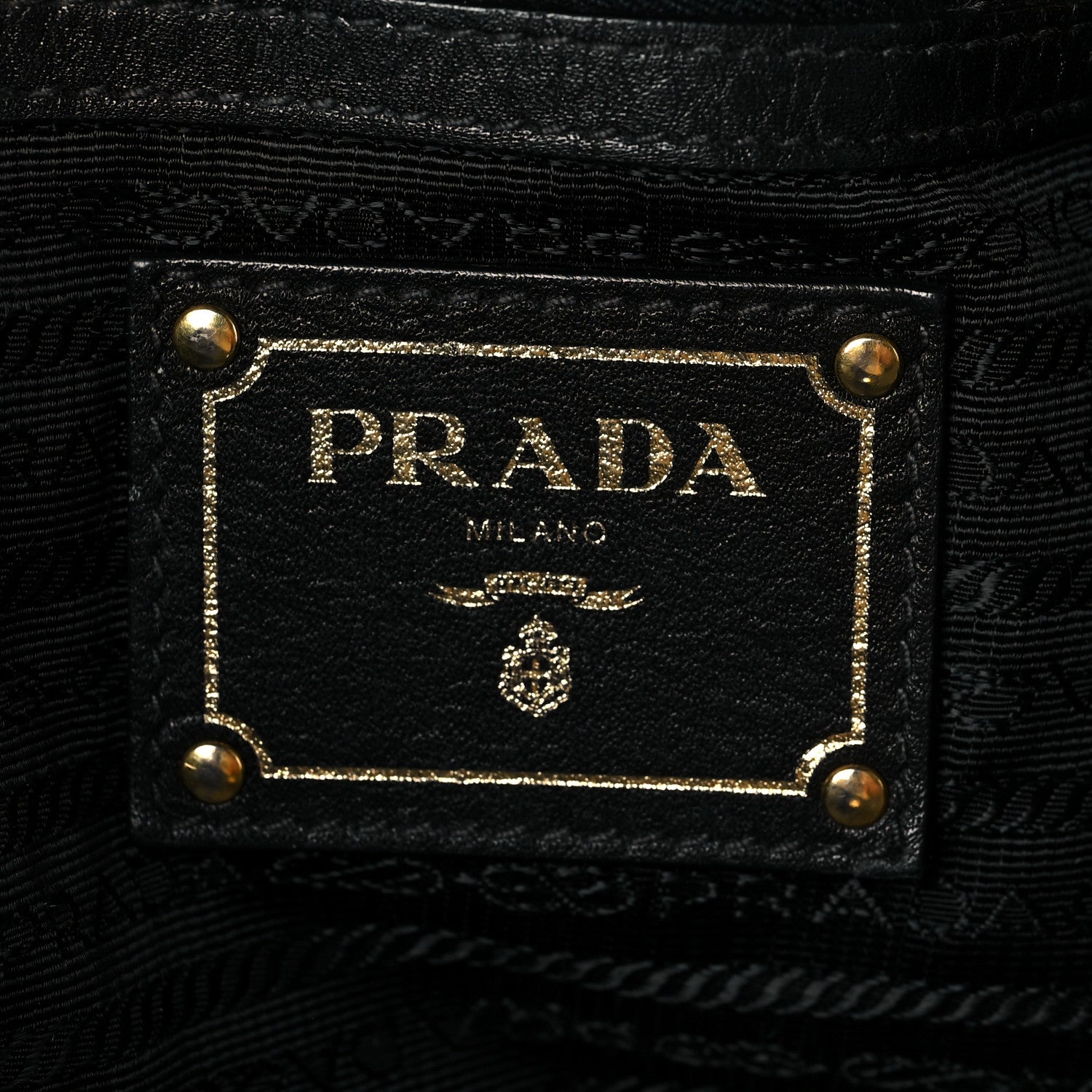 Prada Vitello Daino Shopping Tote Black 5 of 8