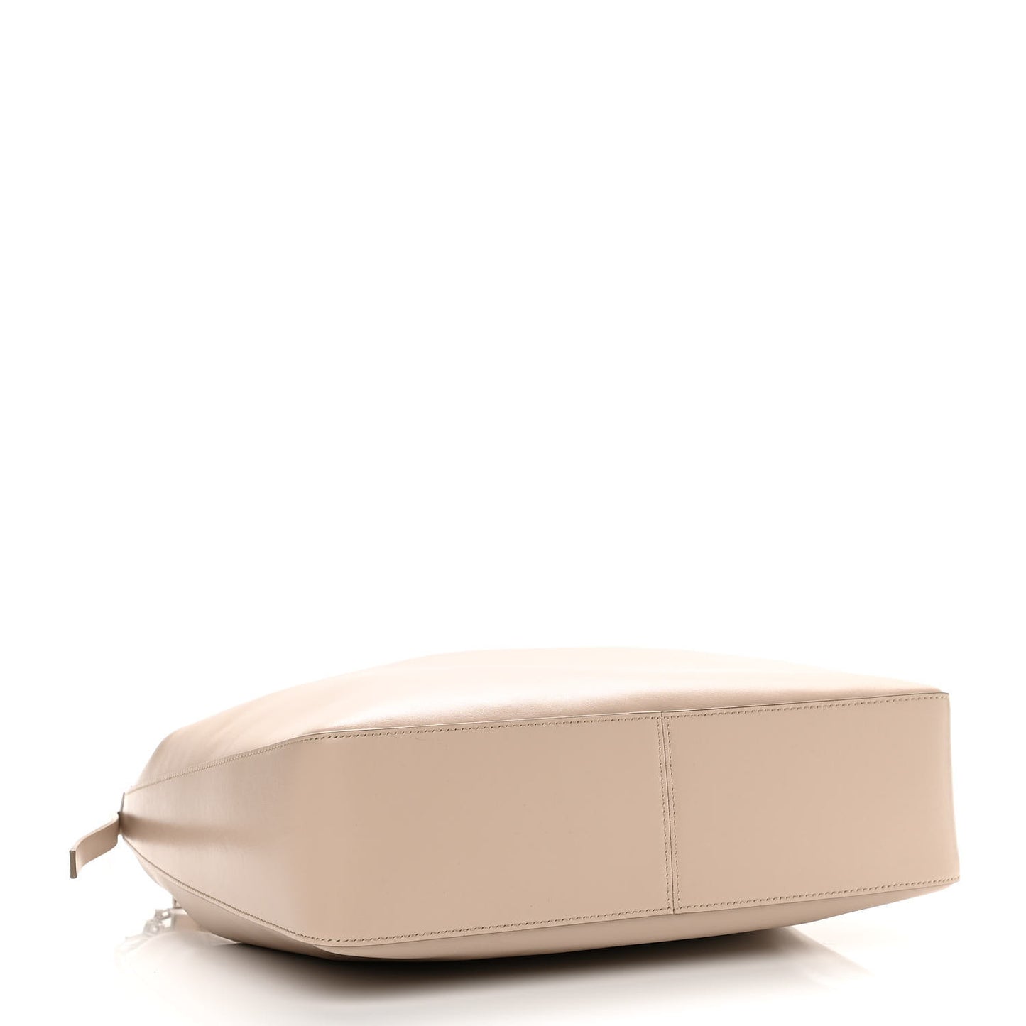 Smooth Calfskin Medium Moon Cut Out Shoulder Bag Dune