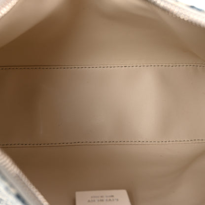 Givenchy Denim 4G Logo Small Moon Cut Out Shoulder Bag Light Blue 4 of 9