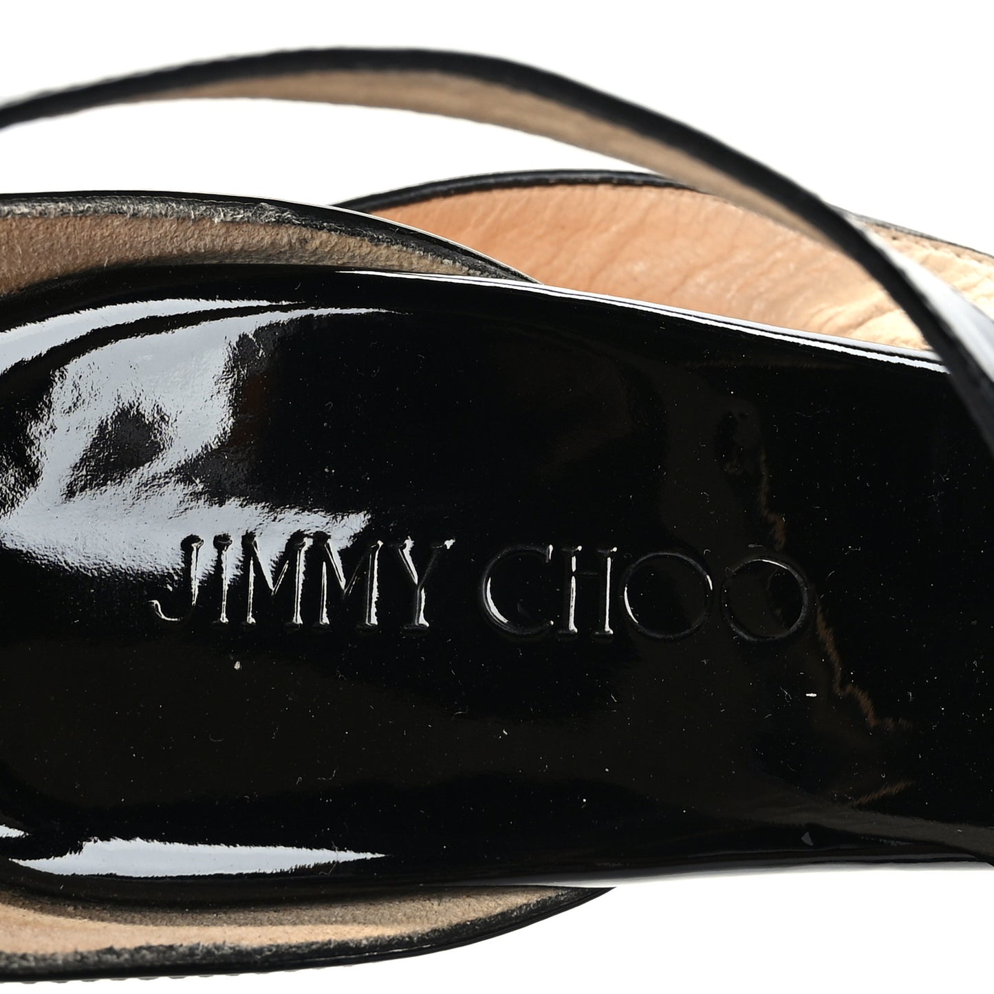 Patent Cork Portia 120 Wedge Sandals 39.5 Black