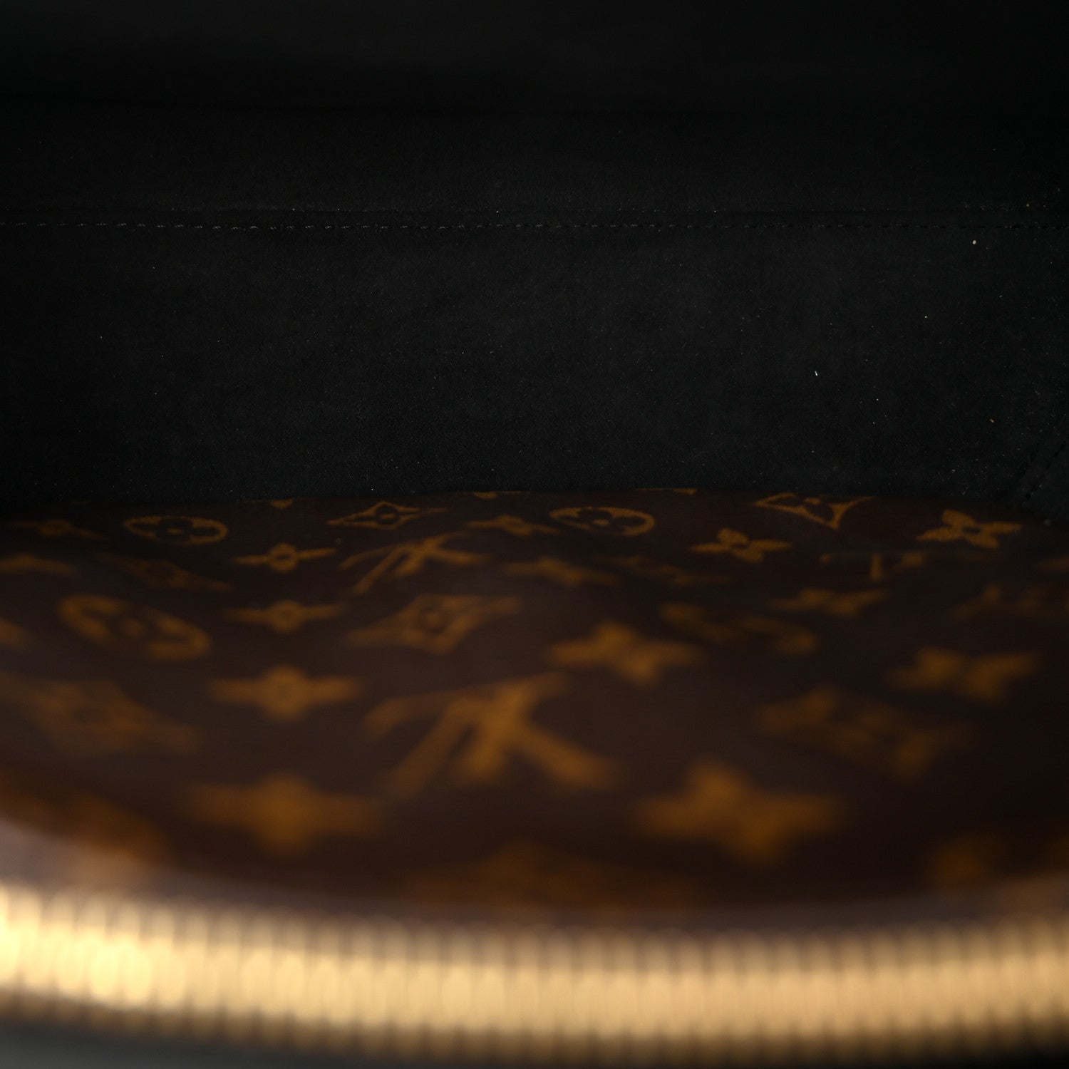 Louis Vuitton Monogram Flower Tote Black 5 of 10