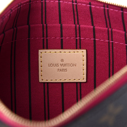 Louis Vuitton Monogram Neverfull MM GM Pochette Pivoine 6 of 7