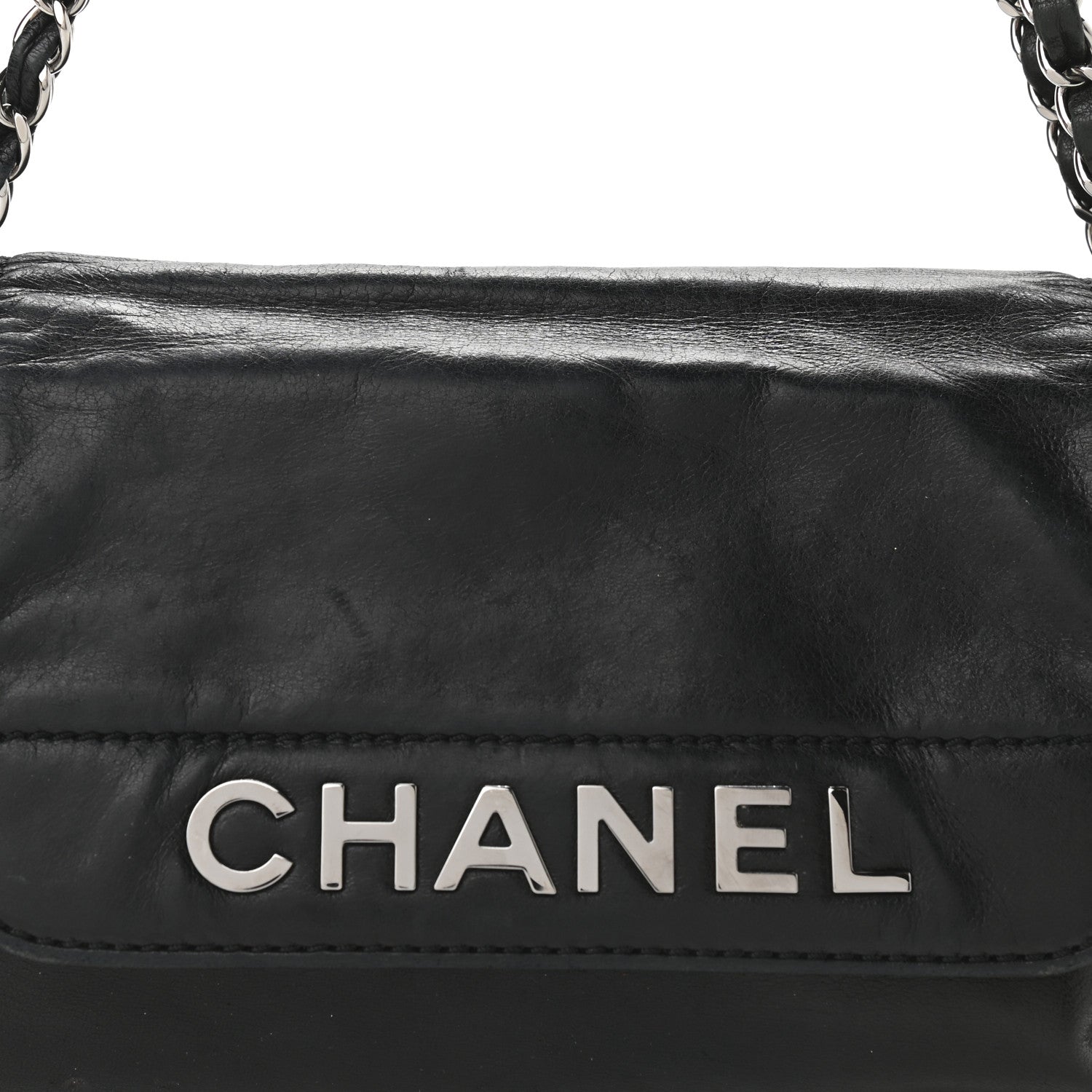 Chanel Lambskin Rock and Chic Shoulder Bag Black 7 of 12