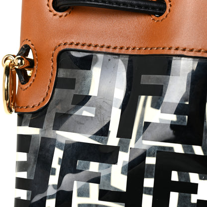 Fendi TPU FF Vitello Aura F is Fendi Grande Mon Tresor Bucket Bag Black Cuoio 21 of 23