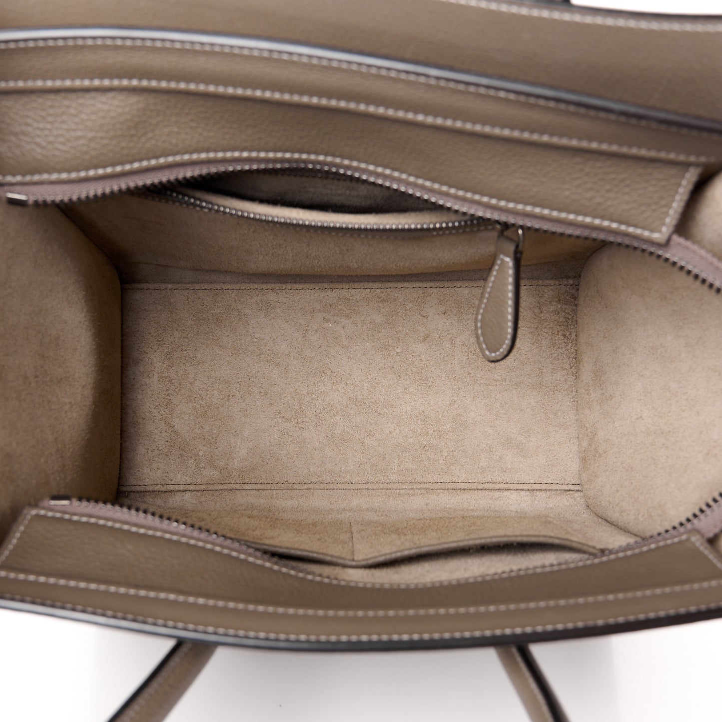 Drummed Calfskin Micro Luggage Souris