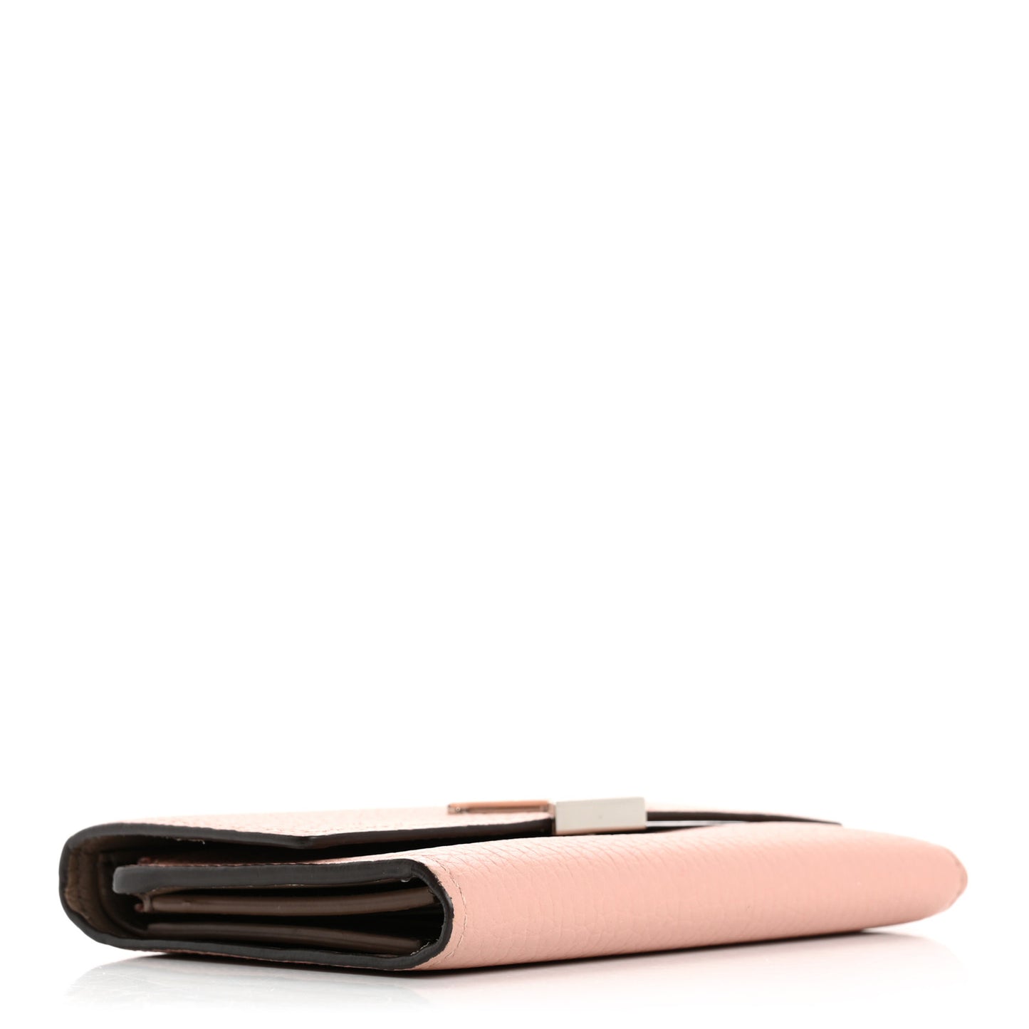 Taurillon Capucines Compact Wallet Magnolia