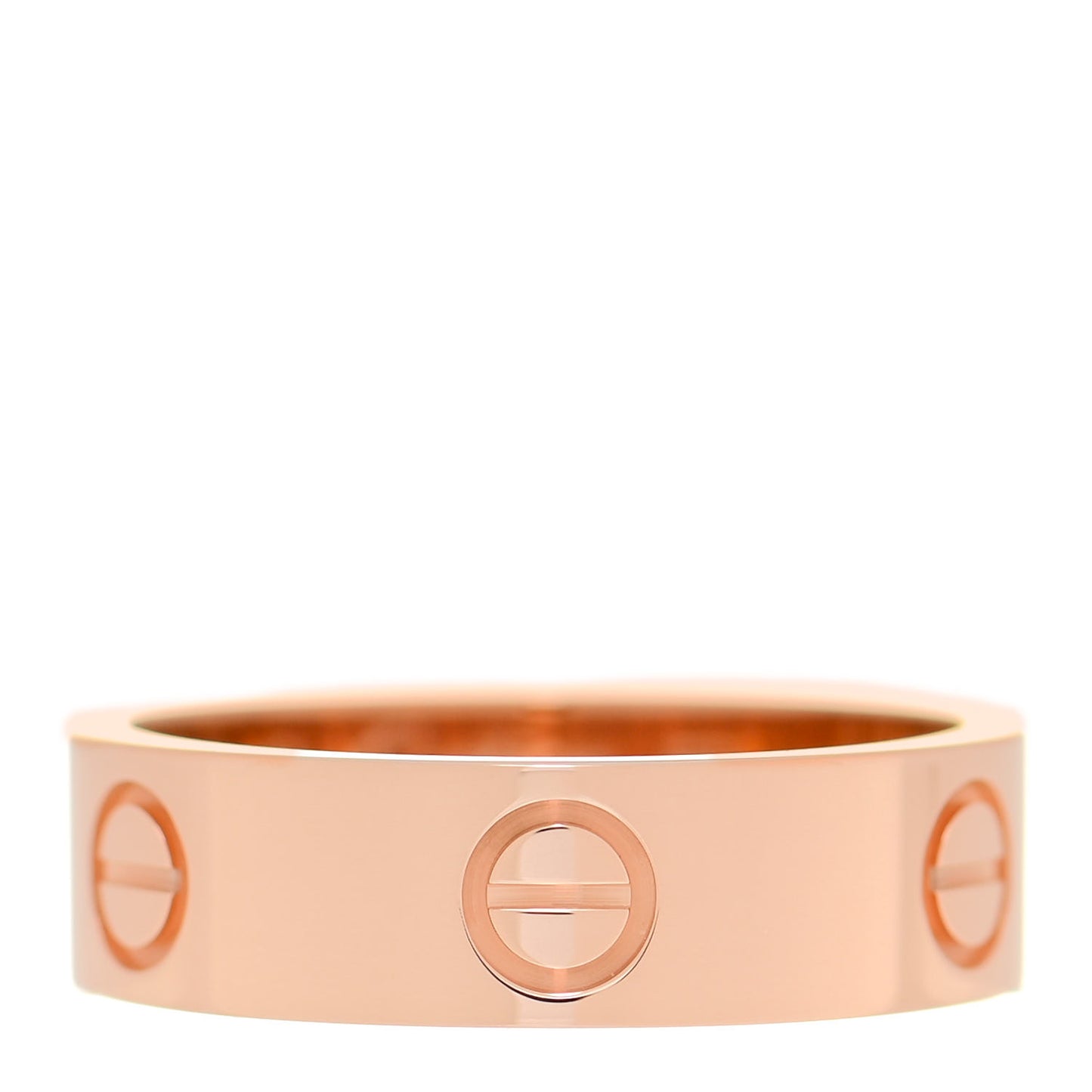 18K Pink Gold 5.5mm LOVE Ring 55 7.25