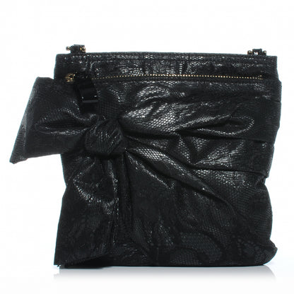 Valentino Garavani Lace Bow Crossbody Bag Black 1 of 8