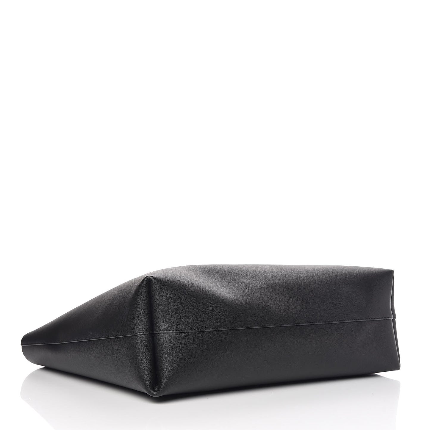 Calfskin Large Shopping Tote Black