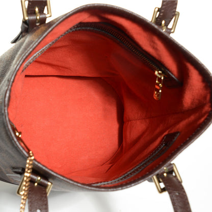 Louis Vuitton Damier Ebene Marais Bucket 23 6 of 8