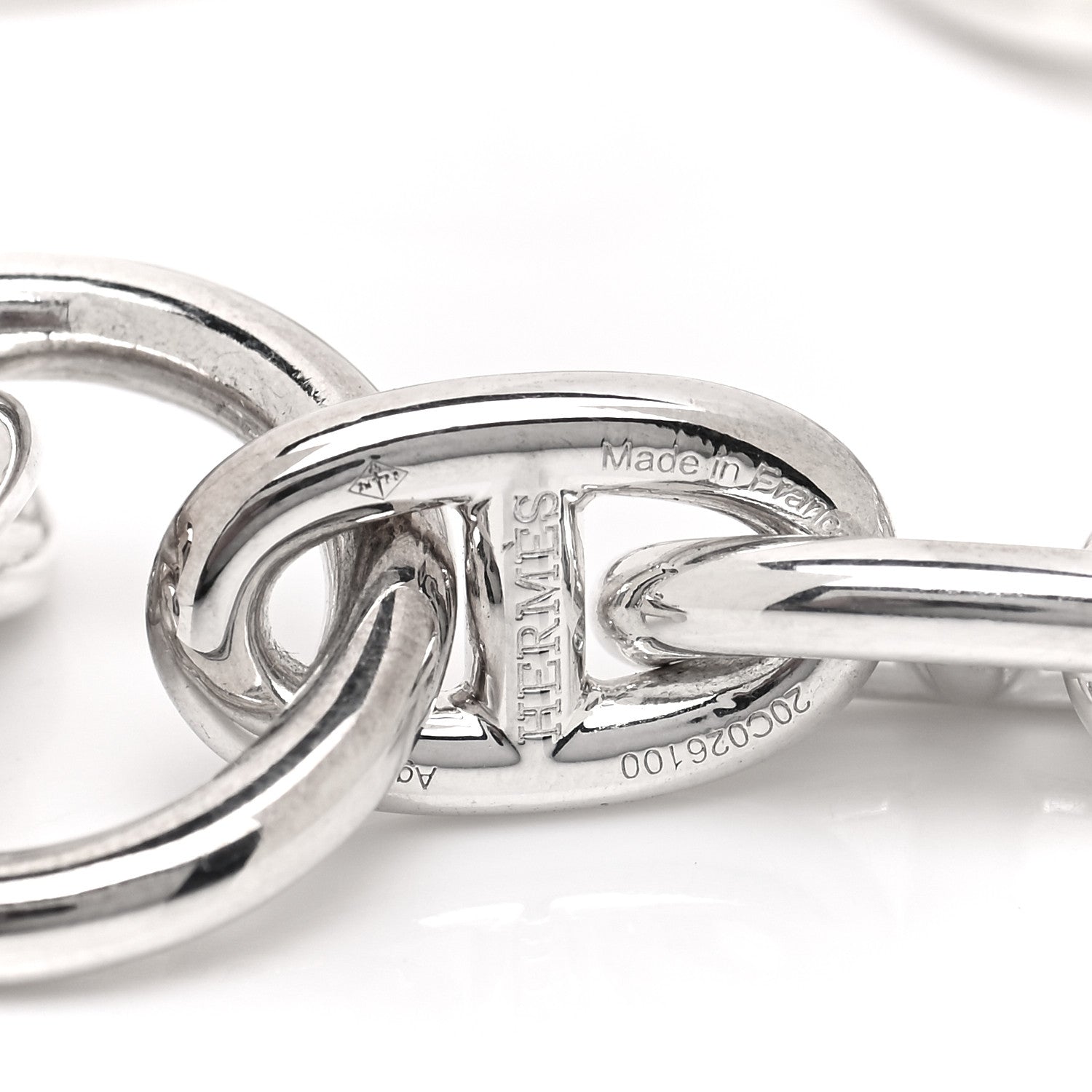 Hermes Sterling Silver MM Chaine d'Ancre Bracelet 5 of 6