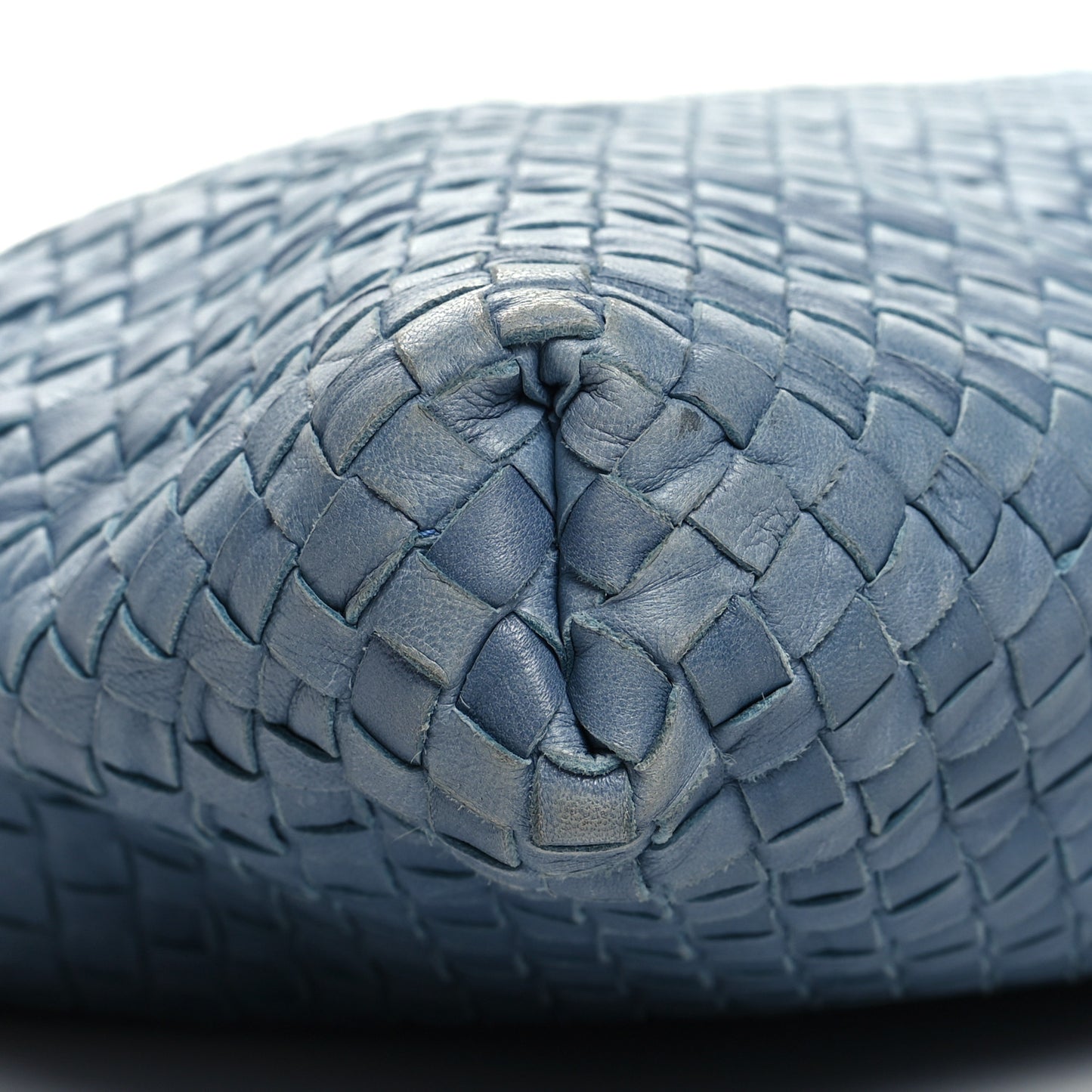 Nappa Torchon Alligator Intrecciato Hobo Bag Light Blue