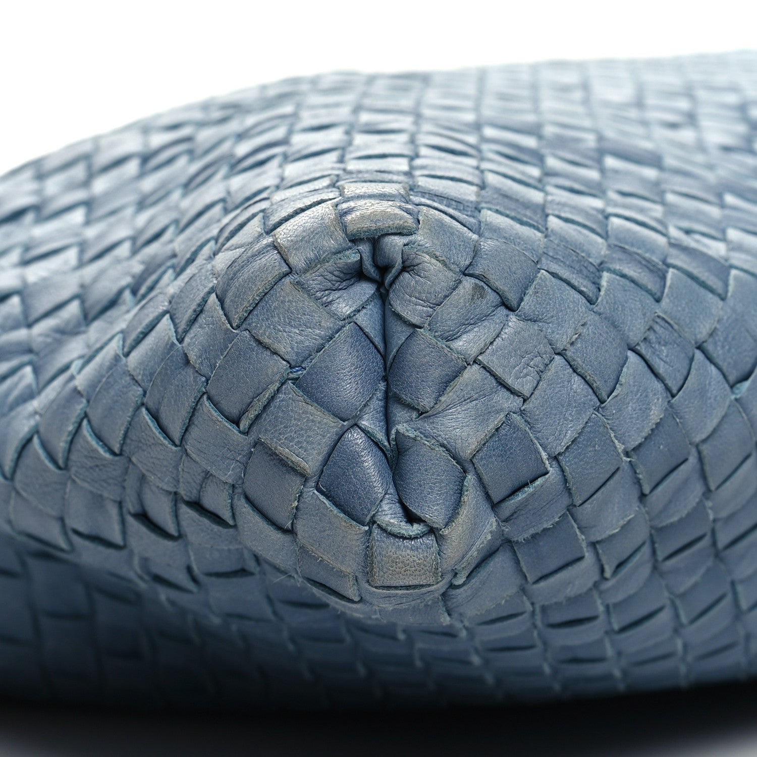 Bottega Veneta Nappa Torchon Alligator Intrecciato Hobo Bag Light Blue 9 of 11