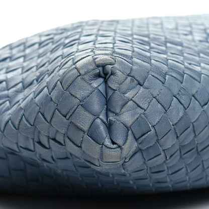 Bottega Veneta Nappa Torchon Alligator Intrecciato Hobo Bag Light Blue 9 of 11