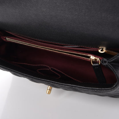Chanel Caviar Quilted Small Coco Handle Flap Black 5 of 8