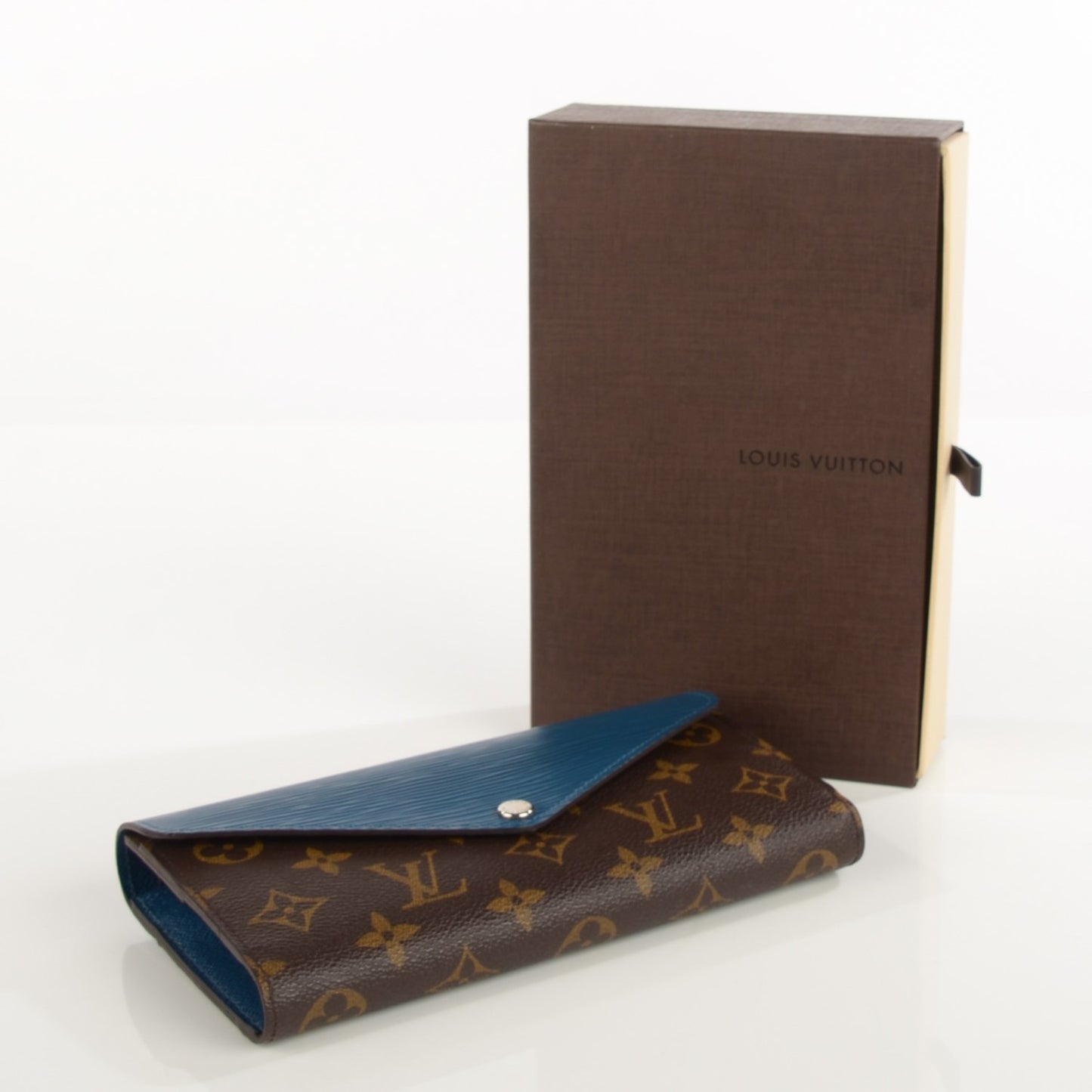 Monogram Epi Marie-Lou Long Wallet Safran