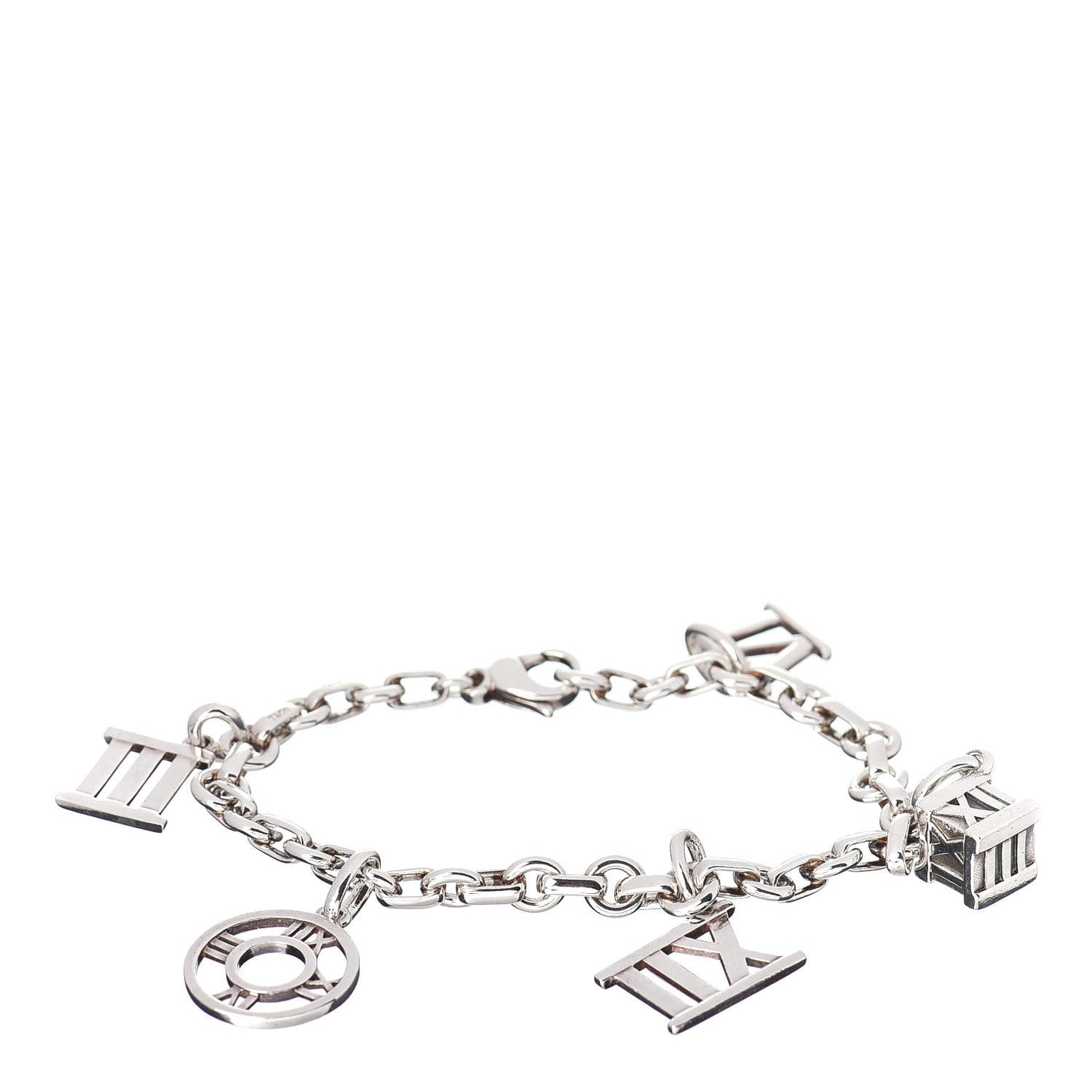 Sterling Silver Atlas Charm Bracelet