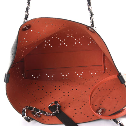 Chanel Perforated Grained Calfskin Large Shopping Tote 4 of 5