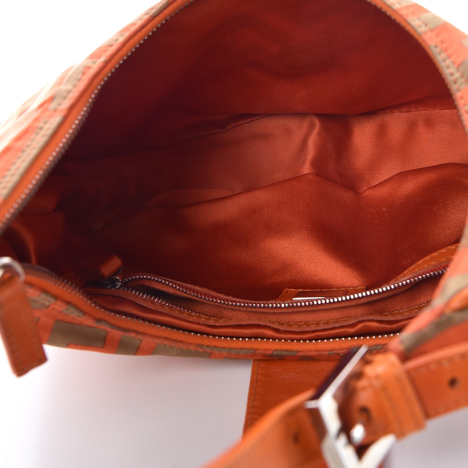 Fendi Zucca Hobo Orange 5 of 12