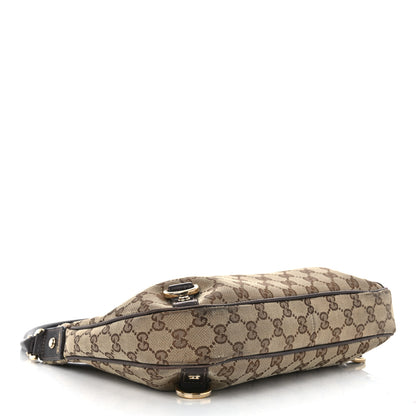 Gucci Monogram Medium Abbey D Ring Hobo Brown 4 of 13