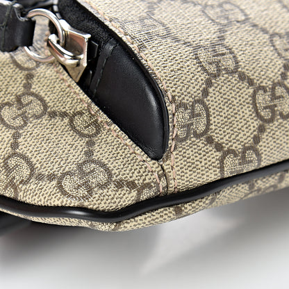Gucci GG Supreme Monogram Belt Bag Black 8 of 10