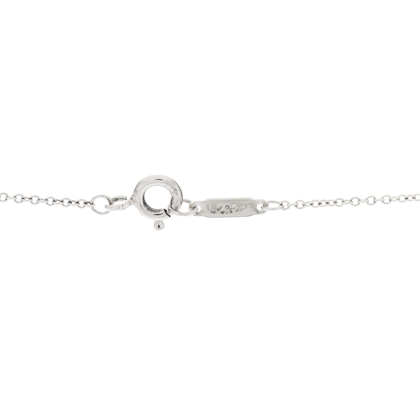 Sterling Silver Return to Tiffany Heart Key Pendant Necklace