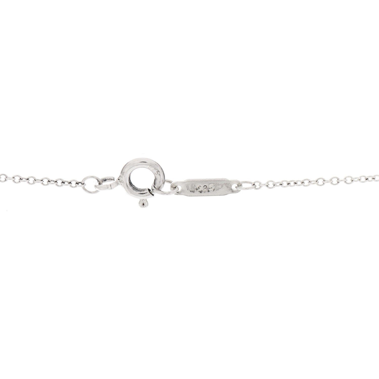 Tiffany Sterling Silver Return to Tiffany Heart Key Pendant Necklace 6 of 6
