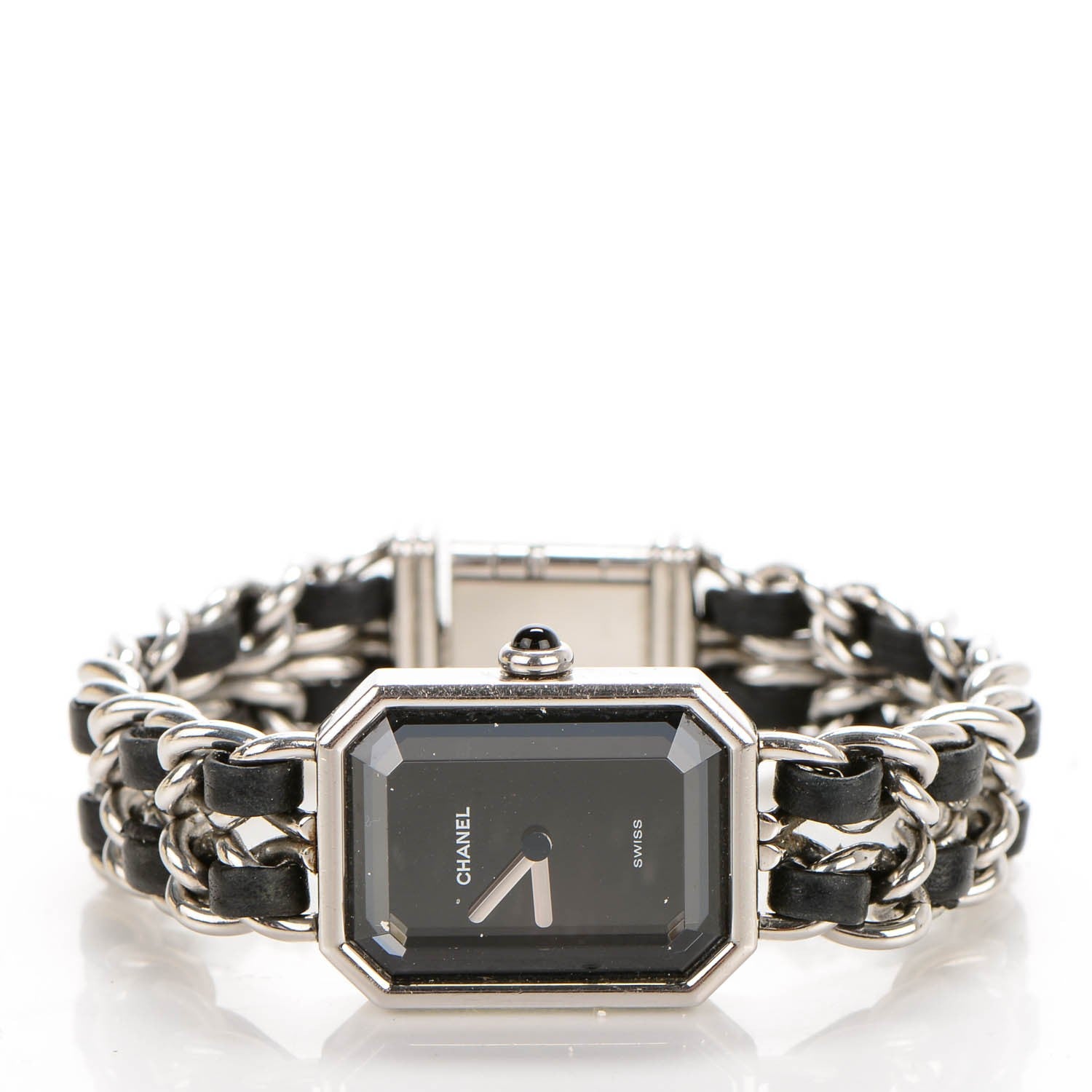 Chanel Stainless Steel Lambskin 20mm Chain Premiere Quartz Watch S 3 of 8