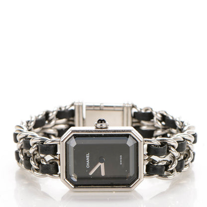 Chanel Stainless Steel Lambskin 20mm Chain Premiere Quartz Watch S 3 of 8