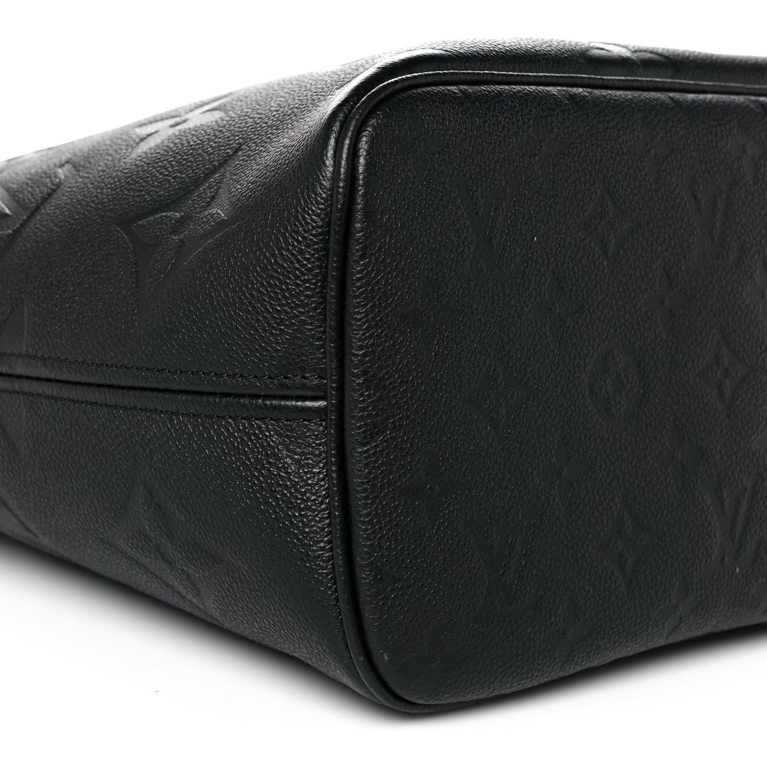 Louis Vuitton Empreinte Monogram Giant Neverfull MM Black 7 of 9