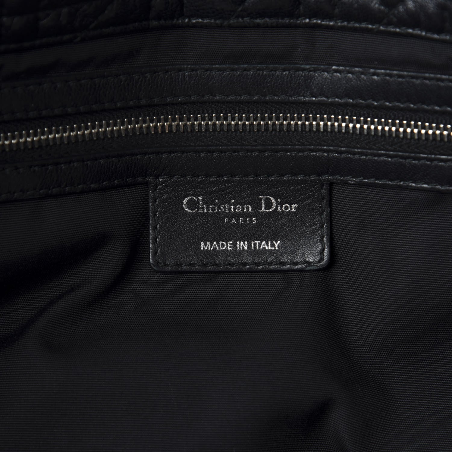 Christian Dior Lambskin Cannage Large Dior Soft Shopping Tote Black 8 of 11