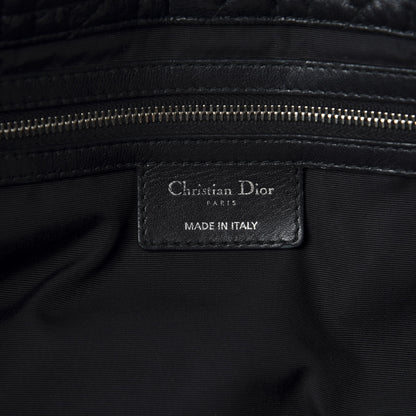 Christian Dior Lambskin Cannage Large Dior Soft Shopping Tote Black 8 of 11