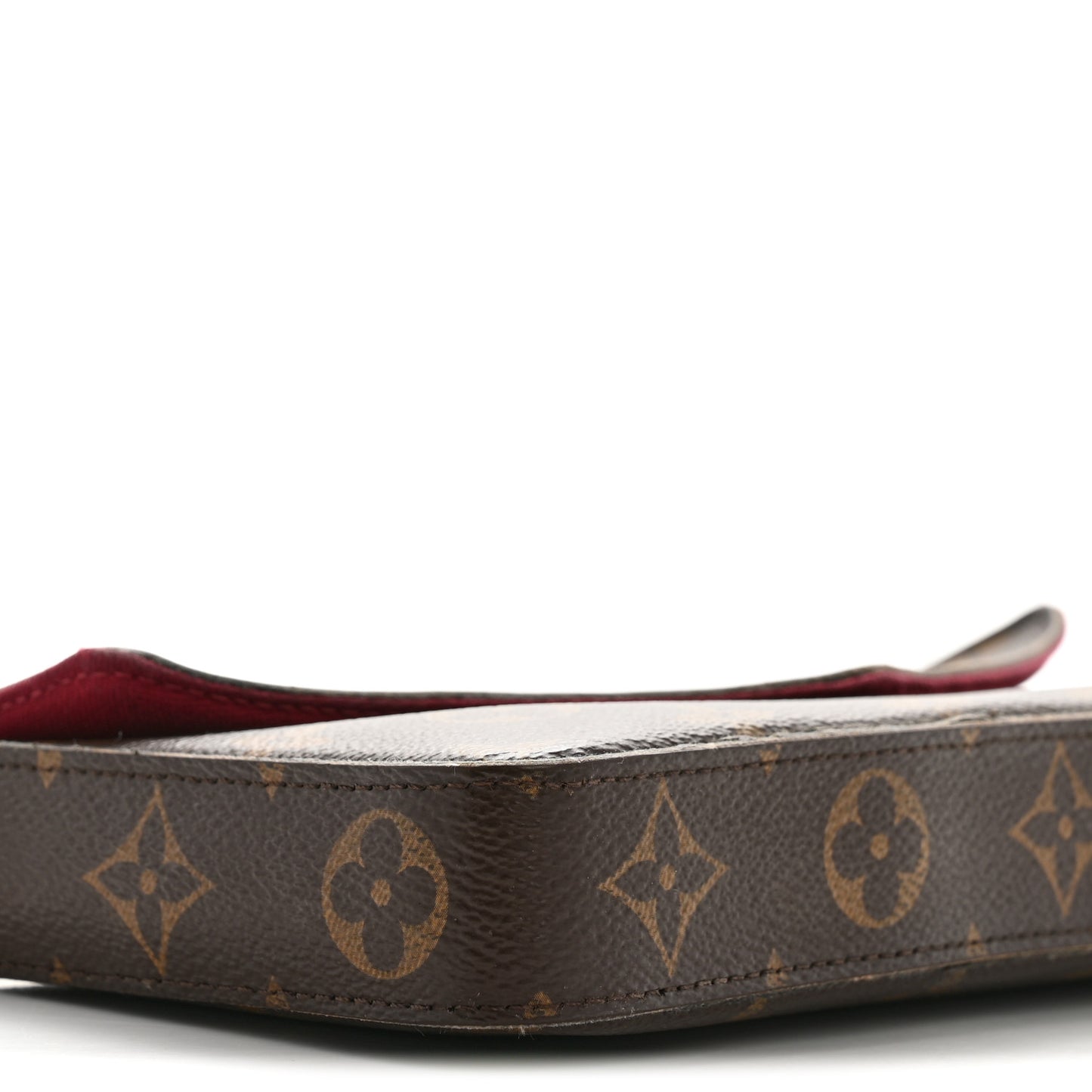 Monogram Pochette Felicie Chain Wallet Fuchsia