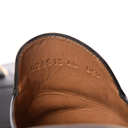 Gucci Calfskin Womens Princetown Slippers 40 Black 8 of 16
