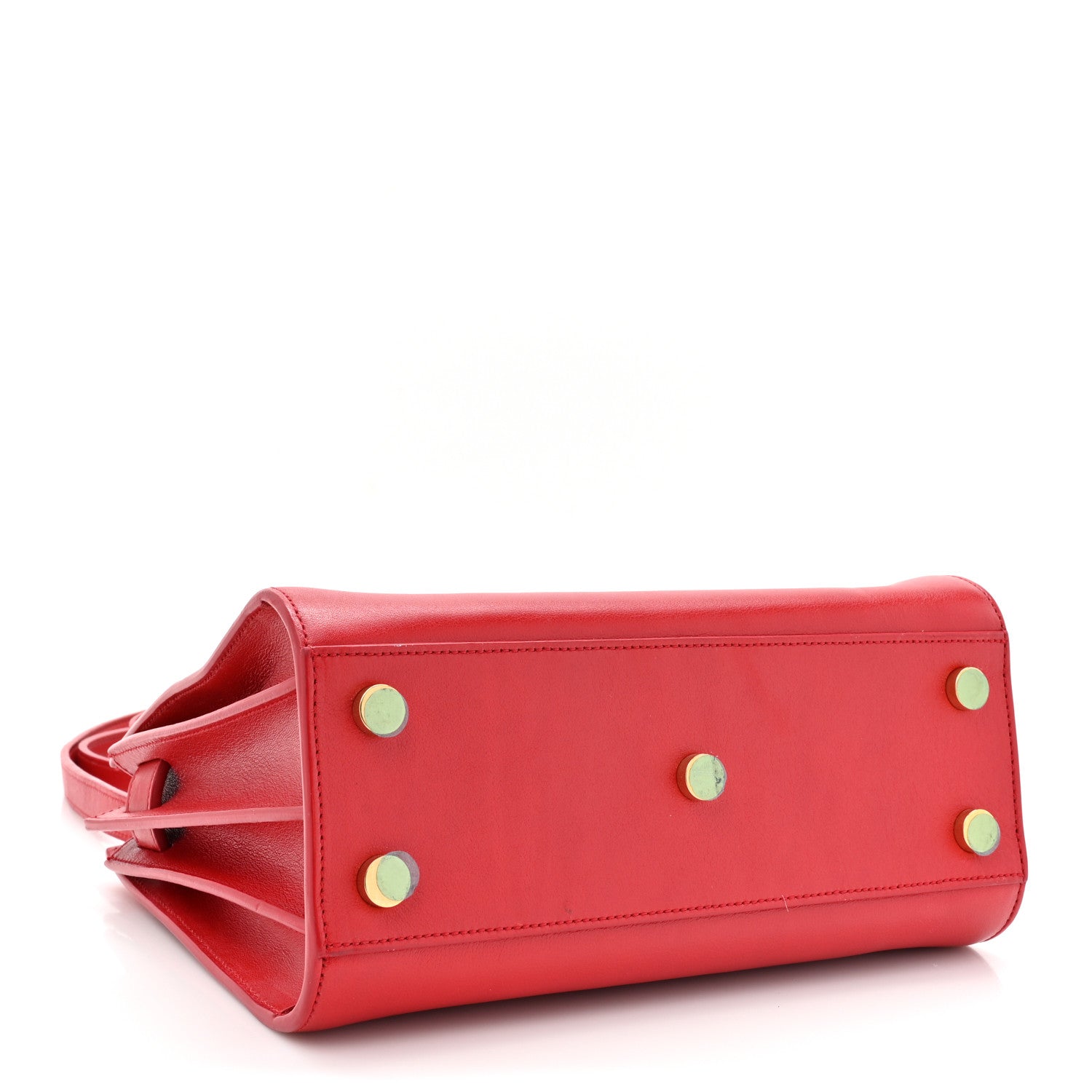 Saint Laurent Calfskin Nano Sac De Jour Lipstick Red 4 of 13