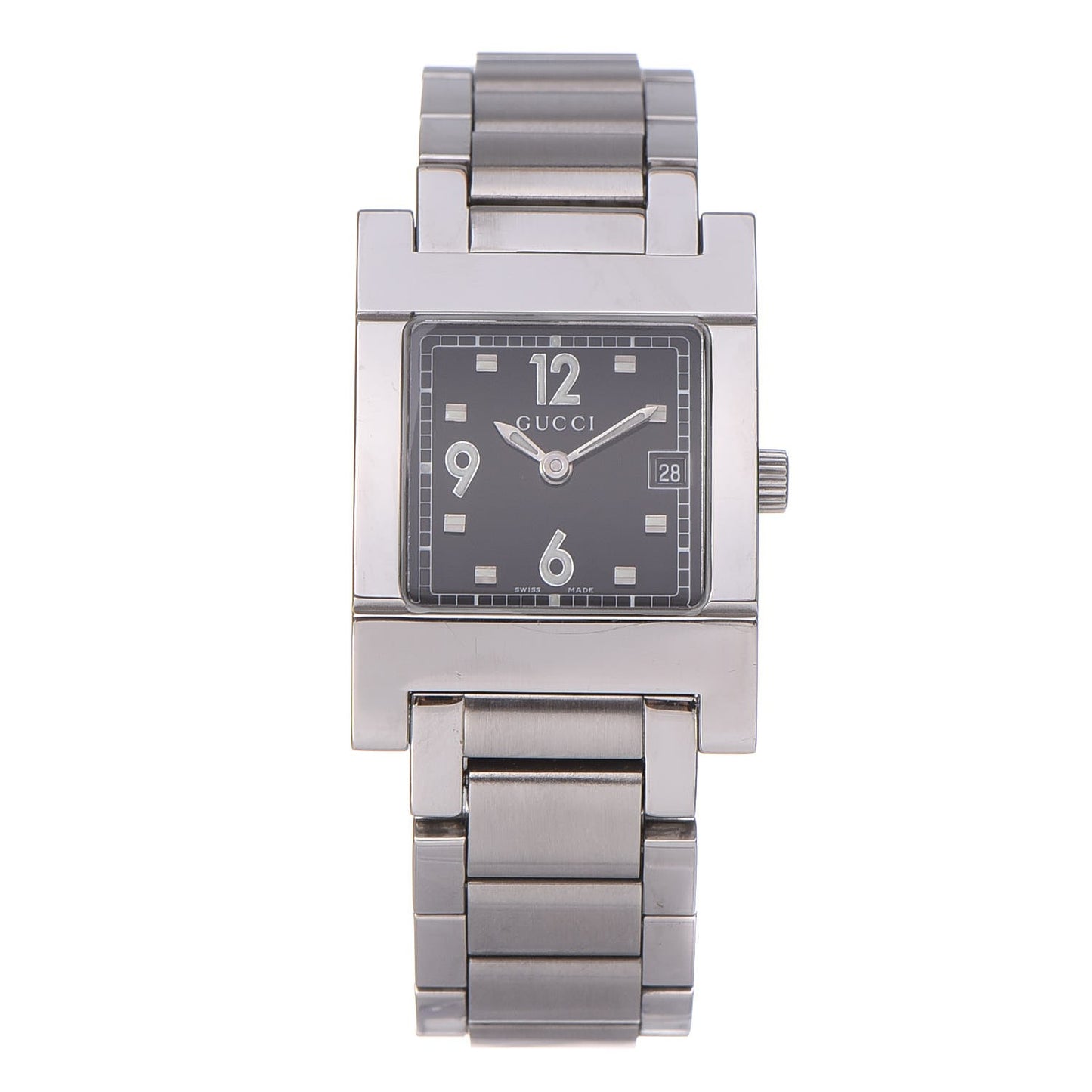 Stainless Steel 24mm 7700L Quartz Watch Black