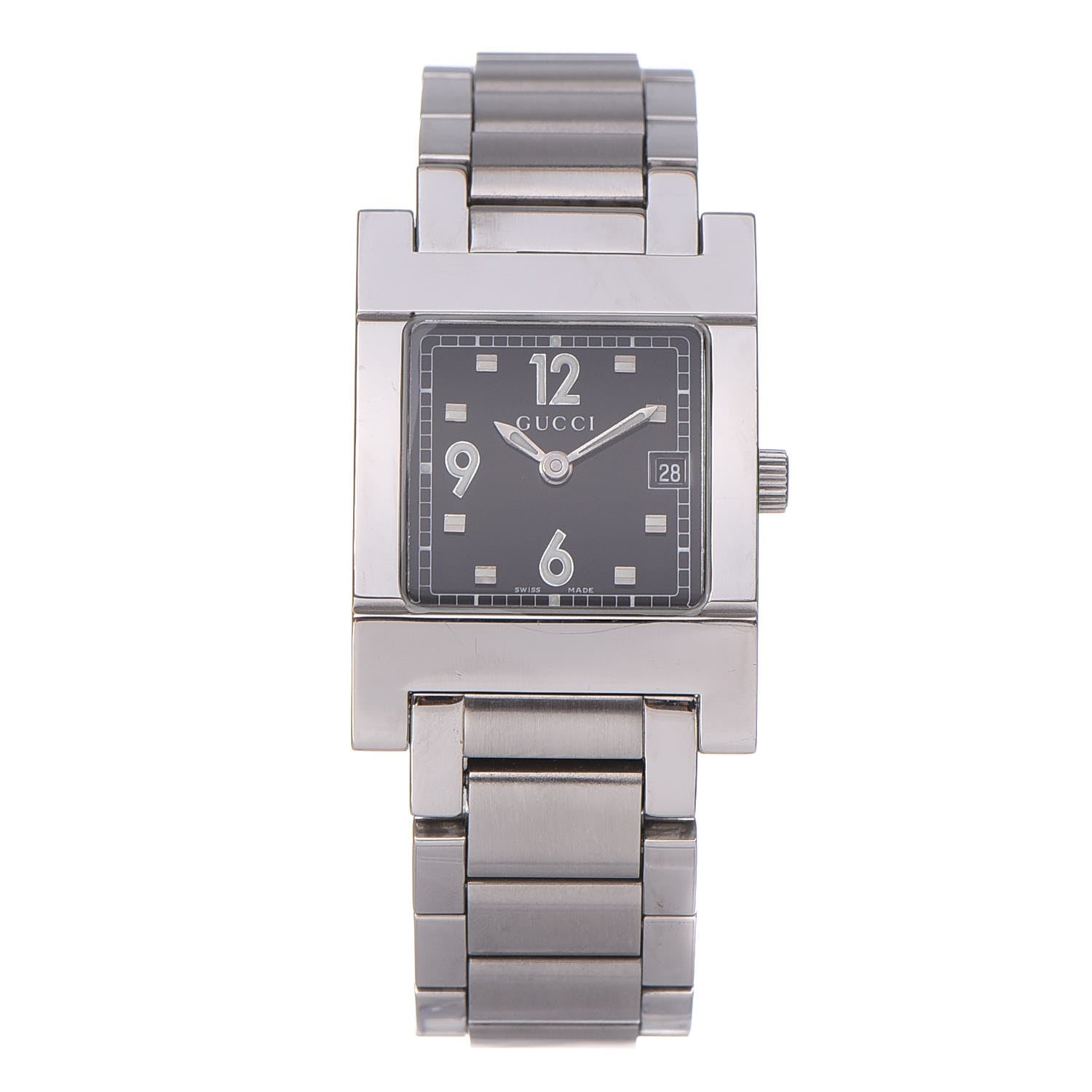 Gucci Stainless Steel 24mm 7700L Quartz Watch Black 1 of 5