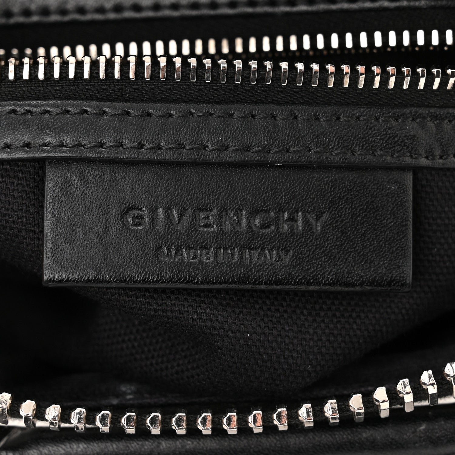 Givenchy Calfskin Brogue Small Antigona Black White 6 of 14