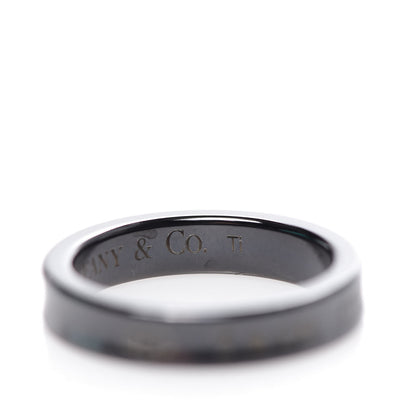 Tiffany Titanium 4mm Narrow 1837 Ring 52 6 5 of 6
