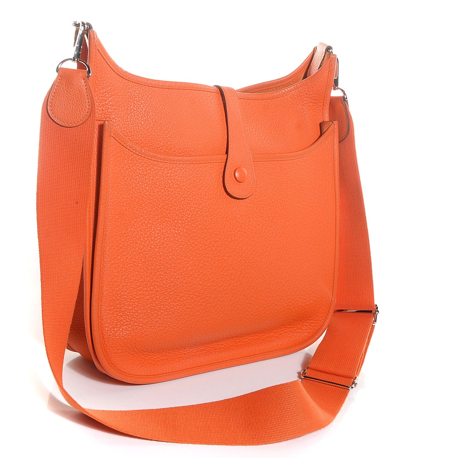 Hermes Taurillon Clemence Evelyne III PM Orange 8 of 14