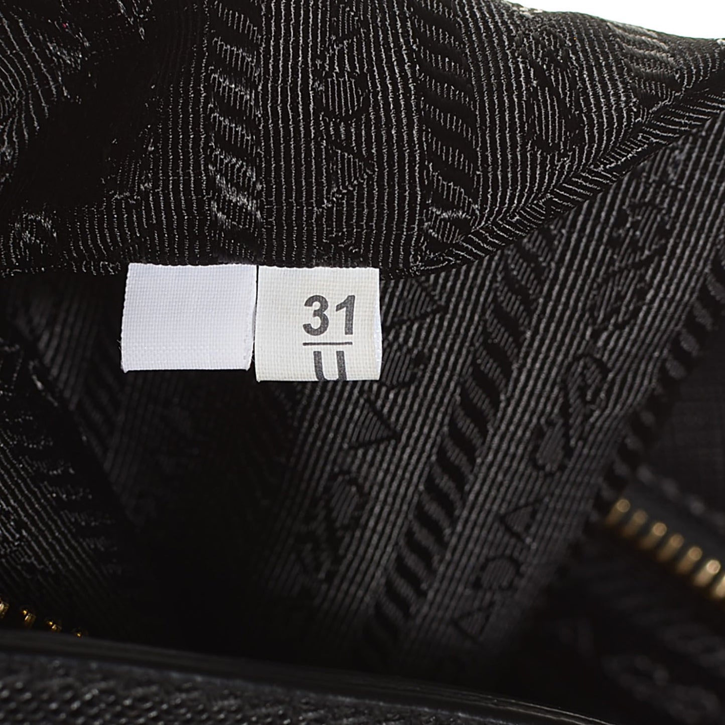 Saffiano Lux Large Tote Nero Black
